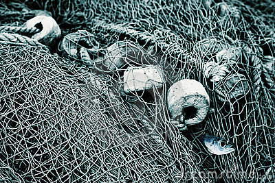 old fishing nets