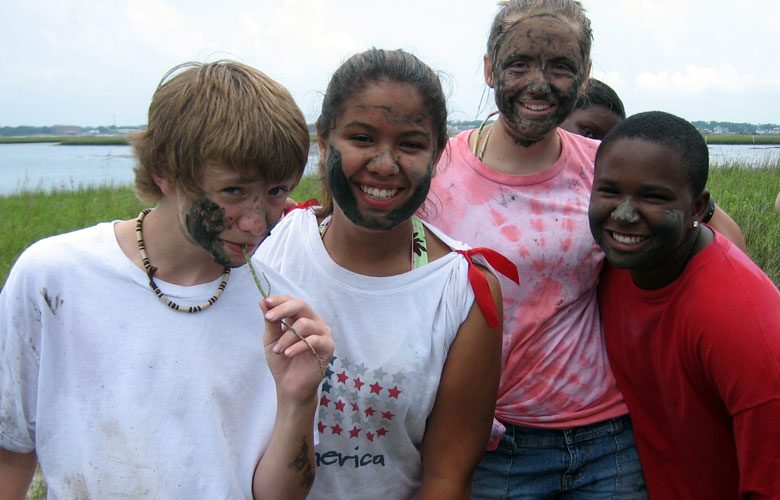 education muddy faces