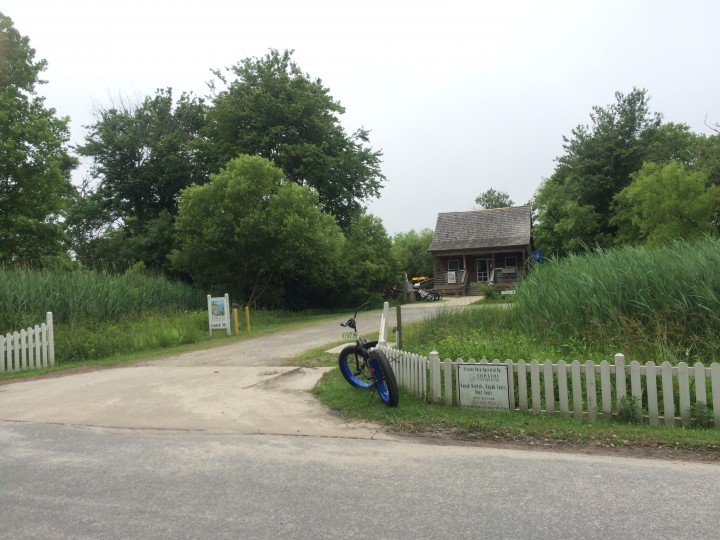 Coastal Explorations is tucked off the tree-lined back road through the old village of Corolla. Photo: Catherine Kozak