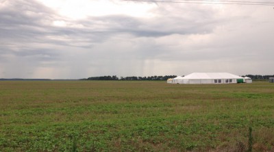 Shown is the site of Amazon Wind Farm US East, operated by Iberdrola Renewables at Desert Wind. Photo: Elizabeth City and Pasquotank County Economic Development Commission