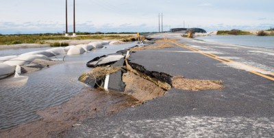 Superstorm Sandy also left its marks on Hatteras Island.