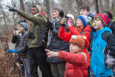 People of all ages can take part in the annual Christmas Bird Count. Photo: National Audubon Society