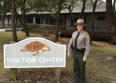 Sarah Kenrdrick rose through to become the new superintendent at Hammocks Beach State Park. Photo: Hammocks Beach State Park