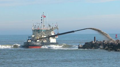 The designation of critical habitat for the Atlantic sturgeon will require closer consultation with federal officials on dredging projects. Photo: Dredging Today