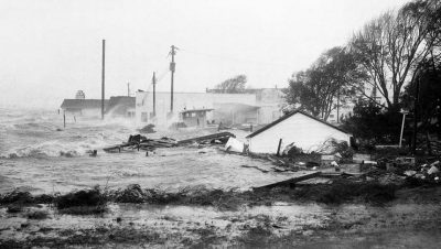 Hurricane Hazel in 1954 brought flooding to Morehead City. Photo: National Weather Service