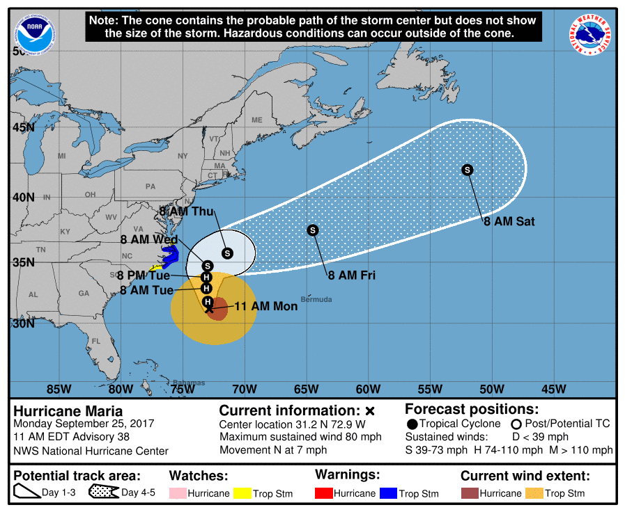 Cooper Urges Caution As Maria Approaches | Coastal Review