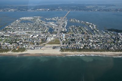 The Atlantic Beach Bridge links Morehead City and Bogue Banks near the east end of the island. Photo: Mark Hibbs