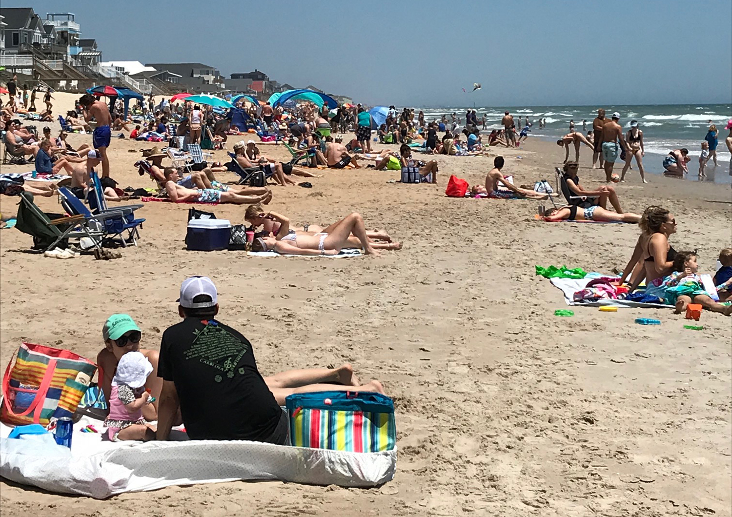 beach with people