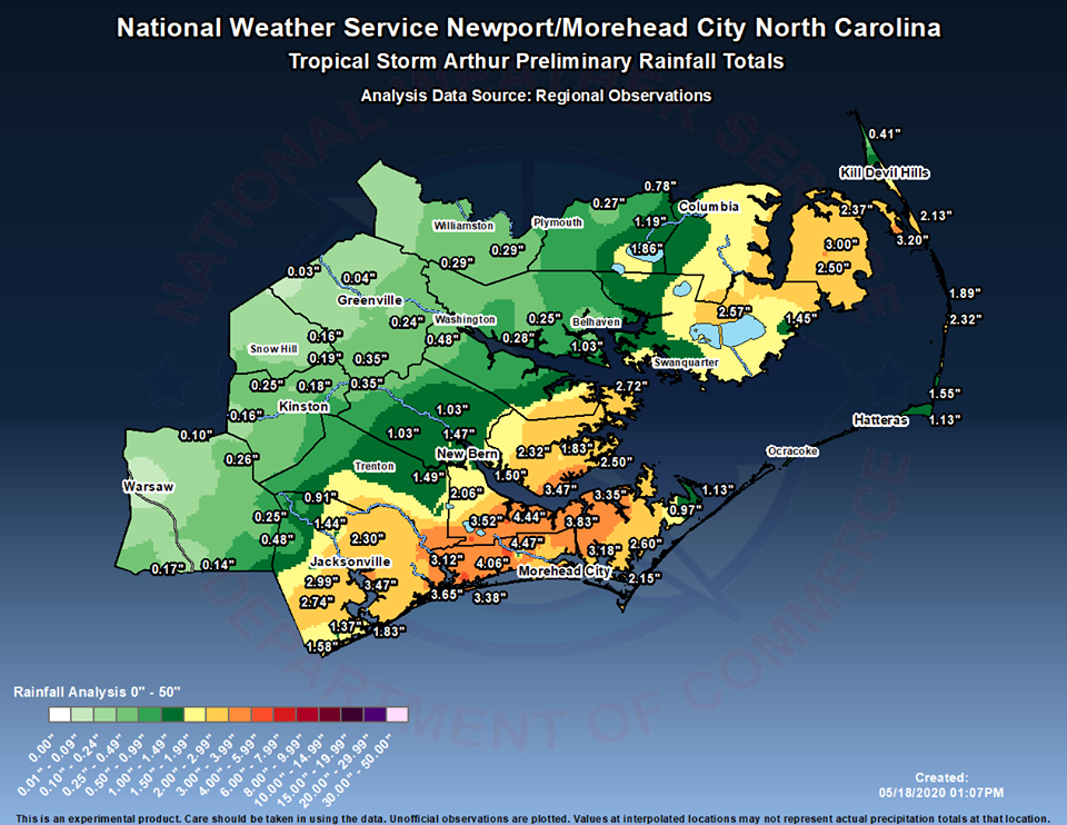 Arthur Moves Out to Sea, Winds Remain | Coastal Review