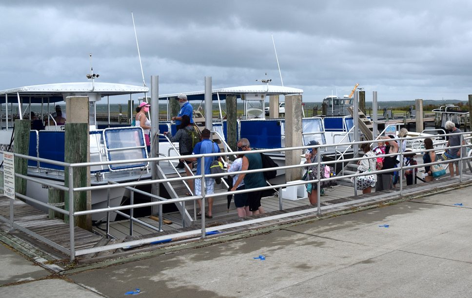 Rainy Day at the Docks on Harkers Island