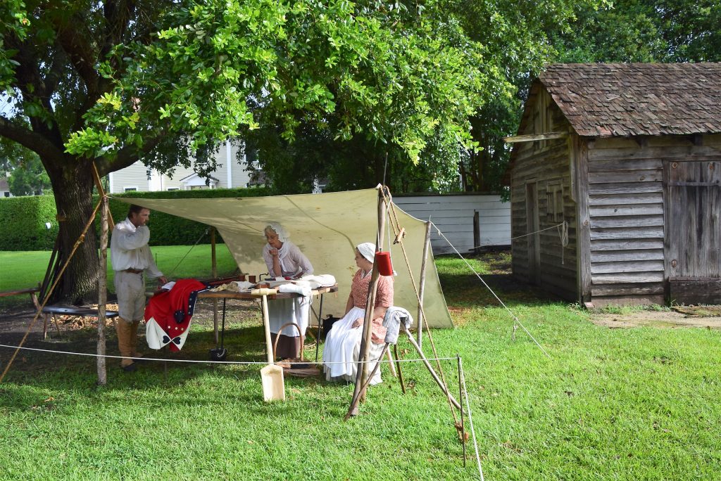 Historic Interpreters take part in a past event on the grounds of Tryon Palace. Photo: Jennifer Allen