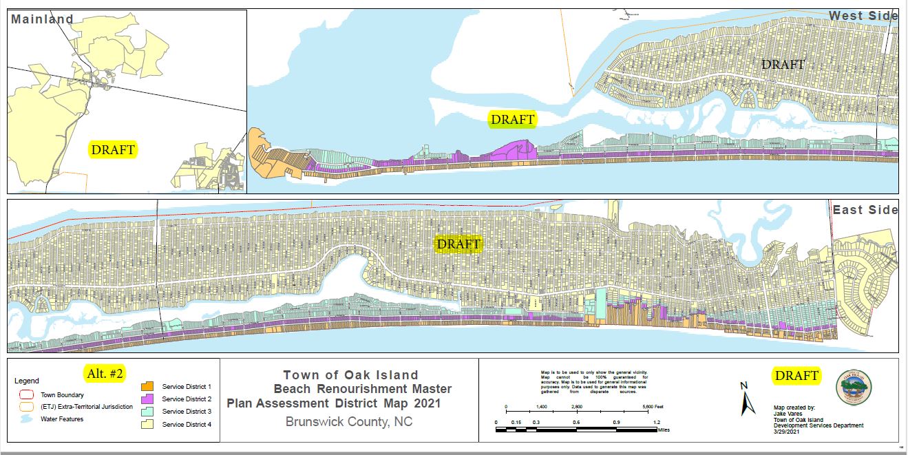 Oak Island Tables Assessment Discussion Coastal Review