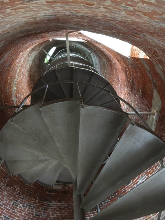 View from the base of the Ocracoke Lighthouse. Photo: NPS
