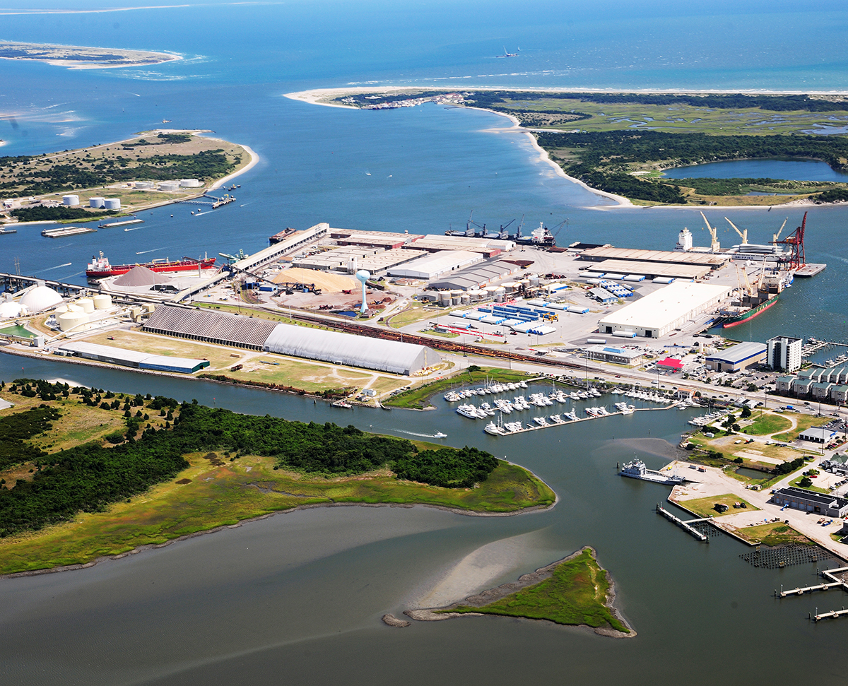 The North Carolina Port of Morehead City is to get $1.01 million for track and rail crossing upgrades. Photo: N.C. State Ports Authority