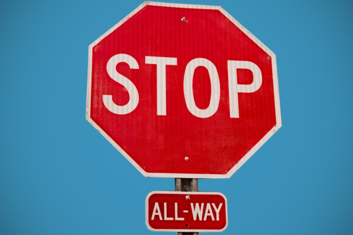 An all-way stop will be installed next week at an intersection in Washington. Photo: NCDOT