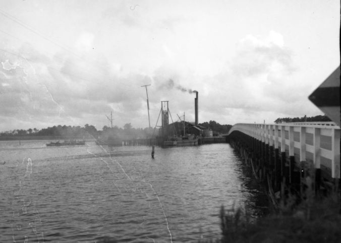 Menhaden Fishing Factory Pier Lewes Delaware DE - REPRINT