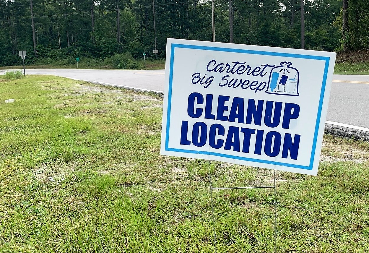 To participate in a Carteret County Big Sweep cleanup, contact coordinator Dee Smith 252-222-6365. Photo: Carteret Big Sweep 