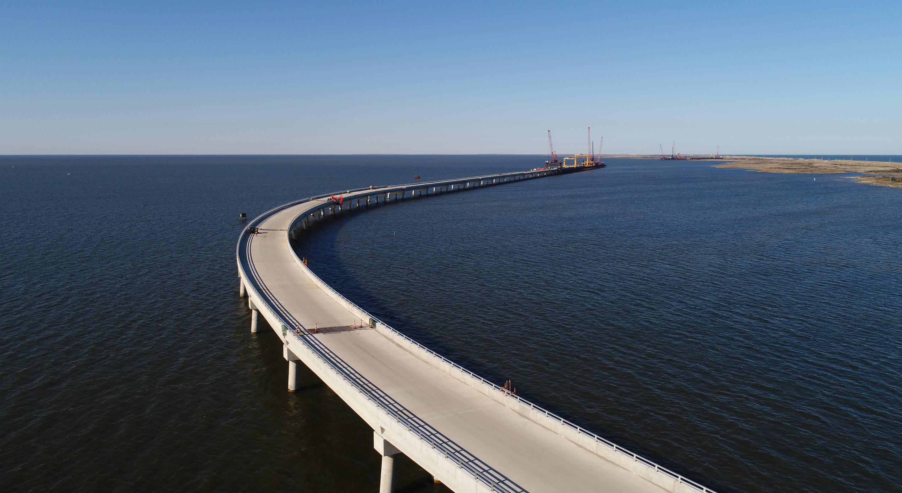 The Department of Transportation describes the Rodanthe "jug handle" bridge as being built on the backside of the island to provide redundant and accessible travel if N.C. 12 is washed out in a storm. Photo: NCDOT