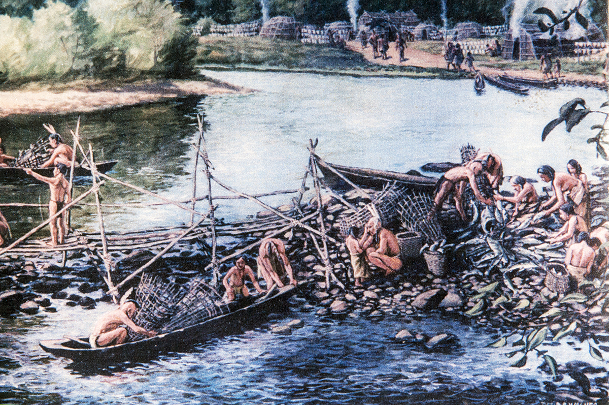 Native americans deals fishing