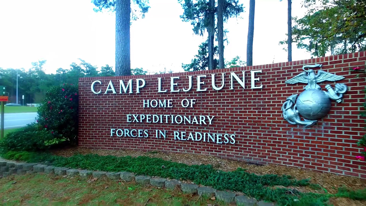 The entrance to Marine Corps Base Camp Lejeune. Photo: USMC