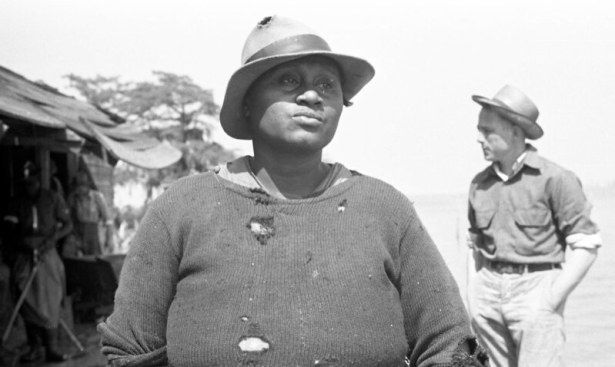 Fish house worker, herring and shad fishery, Terrapin Point in Bertie County, May 1941. Photo: Charles A. Ferrell, courtesy, State Archives of North Carolina 