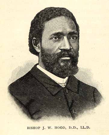 Rev. James W. Hood, an AME Zion missionary, had only recently arrived in North Carolina when Sara Comings heard him preach at Purvis Chapel. An ardent abolitionist, he later became the state’s first AME Zion bishop and was one of the state’s most important African American political leaders in the first decades after the Civil War. From J. W. Hood, One Hundred Years of the African Methodist Episcopal Zion Church (N.Y.: AME Zion Book Concern, 1895)