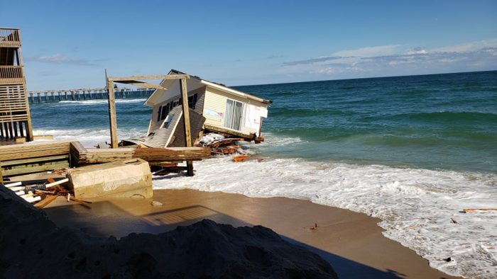 Rodanthe House Falls Into Ocean Officials Warn Of Debris Coastal Review