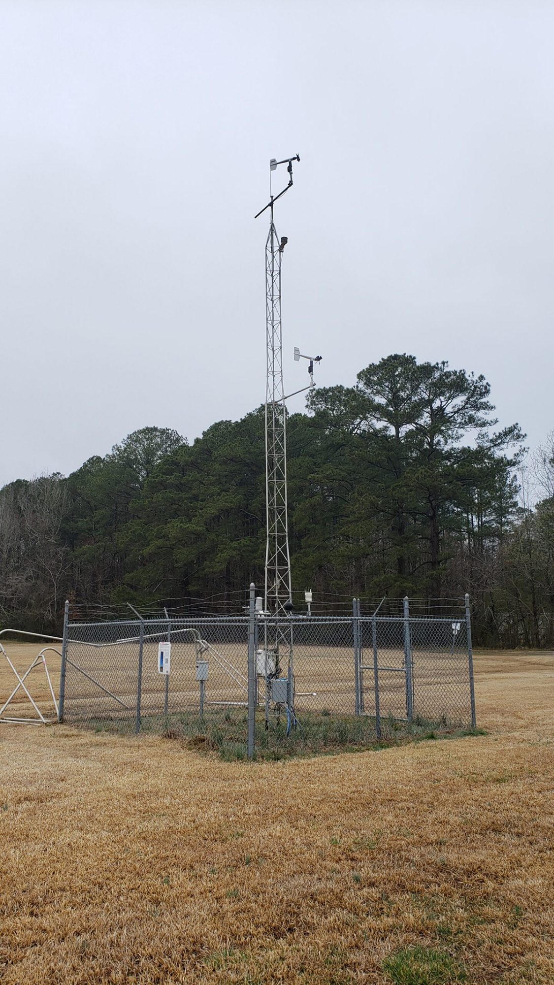 ECOnet station at Buckland Elementary School in Gates. Photo: State Climate Office of North Carolina