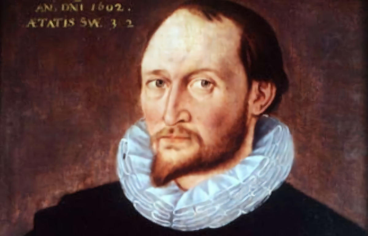 This portrait was, until recently, long thought to be Thomas Harriot. Modern scholarship and restoration of the painting have cast doubt. When restored, the painting was dated to 1612, not 1604 as originally thought. Harriot was born in 1560 and there is agreement that the painting depicts someone significantly younger than he would have appeared in 1612. The painting is unsigned and there is no notation indicating who the sitter was.