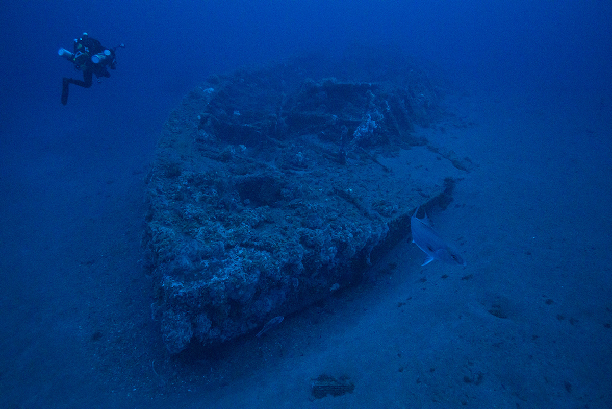 The wreck of the Civil War ironclad USS Monitor off Cape Hatteras was given federal protection Jan. 30, 1975, as Monitor National Marine Sanctuary, making it the first site in the National Marine Sanctuary System. Photo: NOAA Monitor Collection