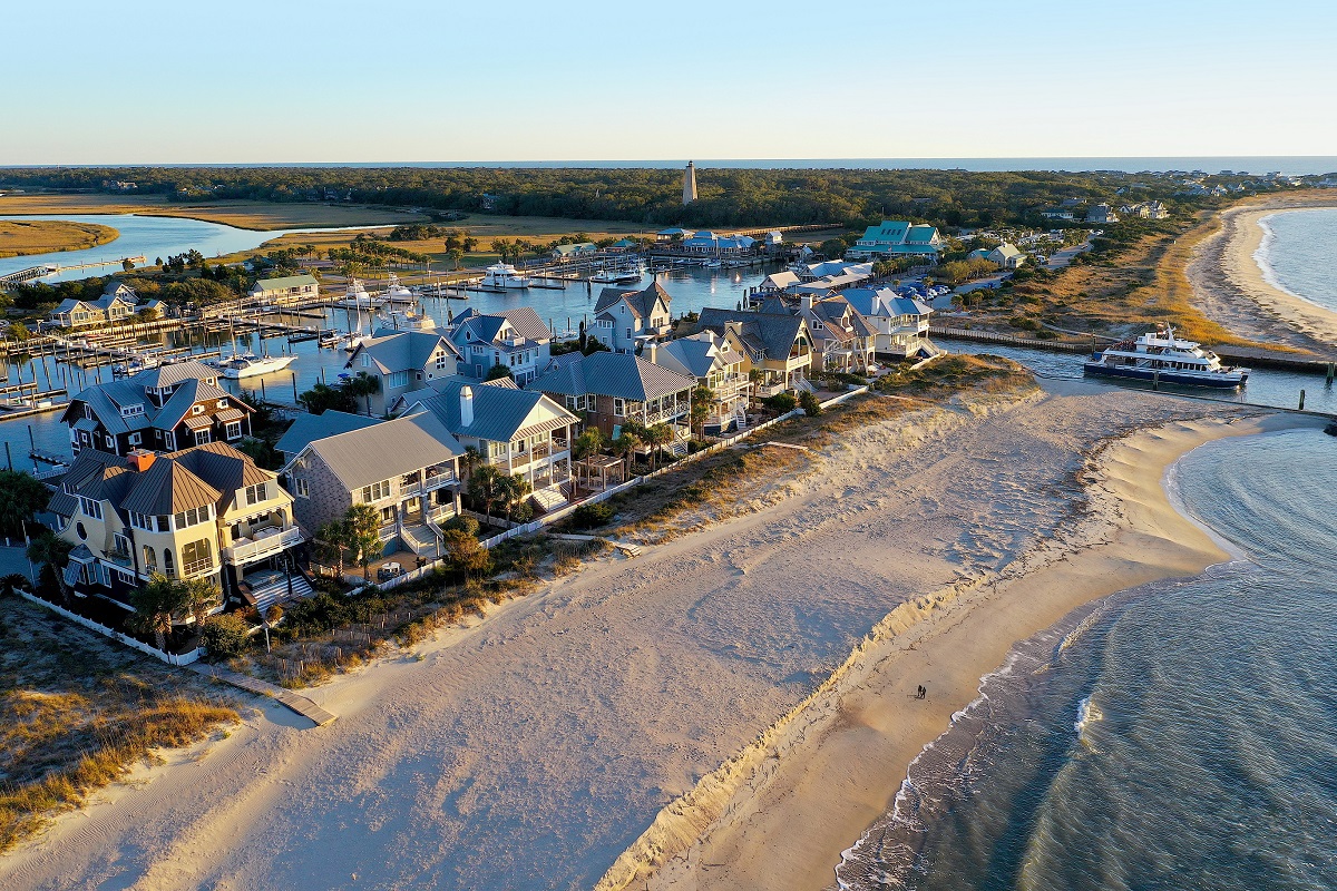 The Bald Head Island ferry gets underway. Photo: Bald Head Island Limited