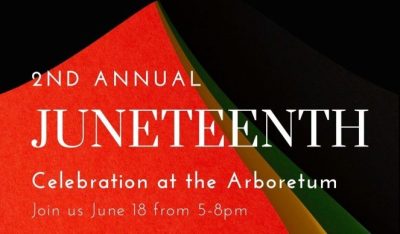 The Friends of the New Hanover County Arboretum will host the second annual Juneteenth celebration from 5-8 p.m. Saturday. Graphic: New Hanover