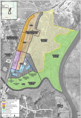 A map of the Kerr-McGee site. Source: EPA