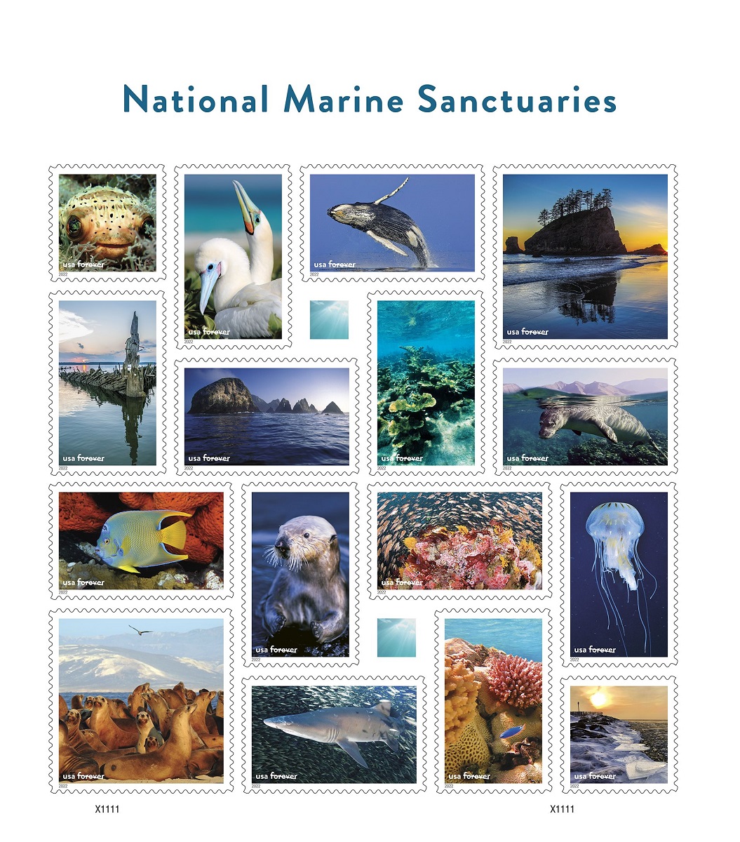 U.S. Postal Service releases stamps featuring NOAA's National Marine  Sanctuaries