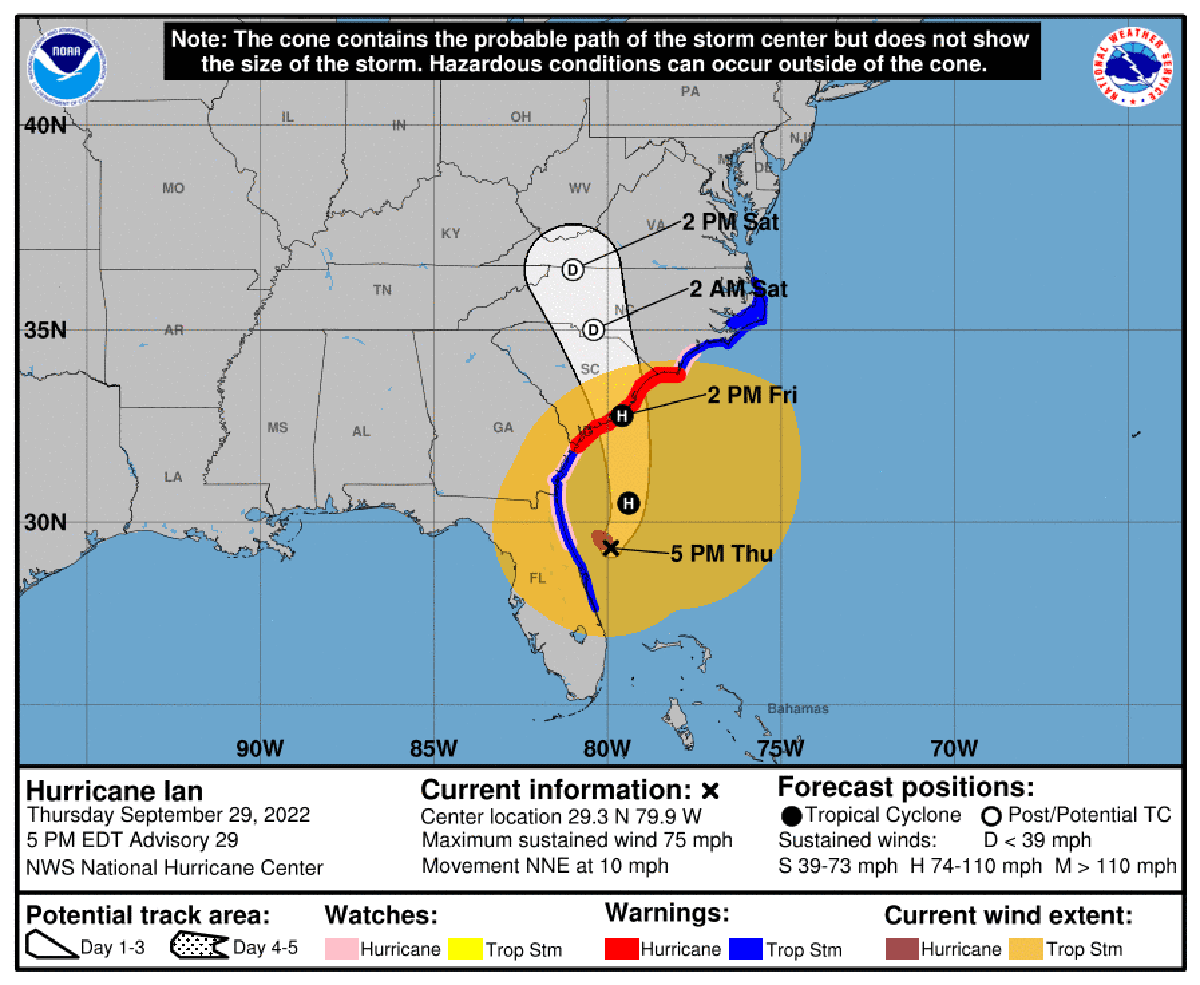 Ian regains strength, hurricane status