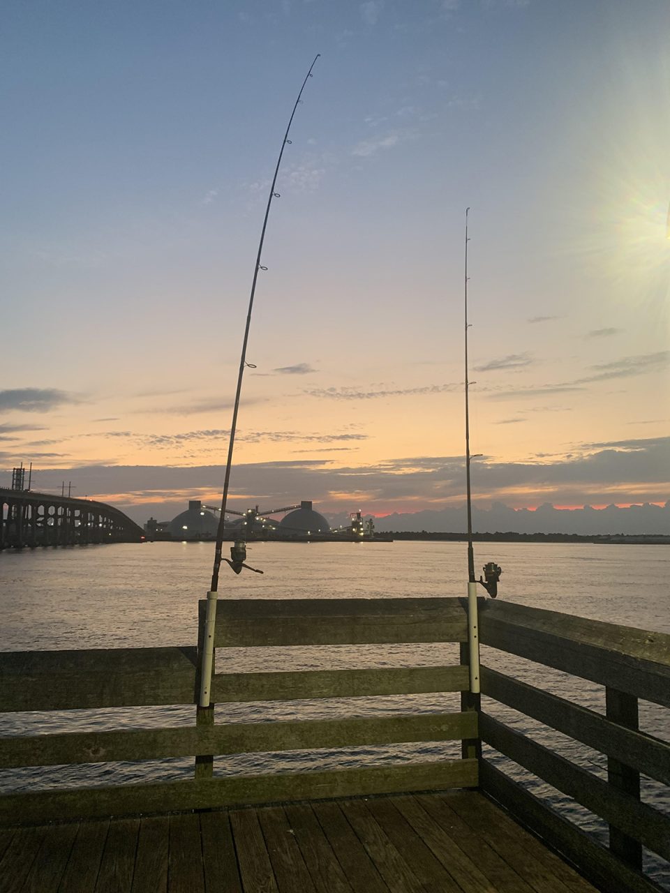 Sunset at Newport River Pier. Photo: Will Atwater