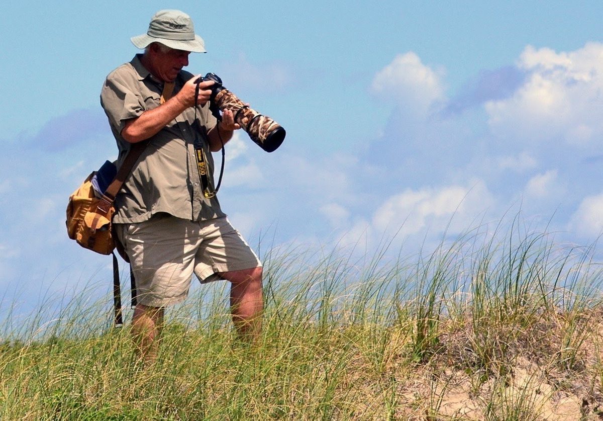 Photographer Gordon Allen. Photo: Courtesy Core Sound Waterfowl Museum and Heritage Center