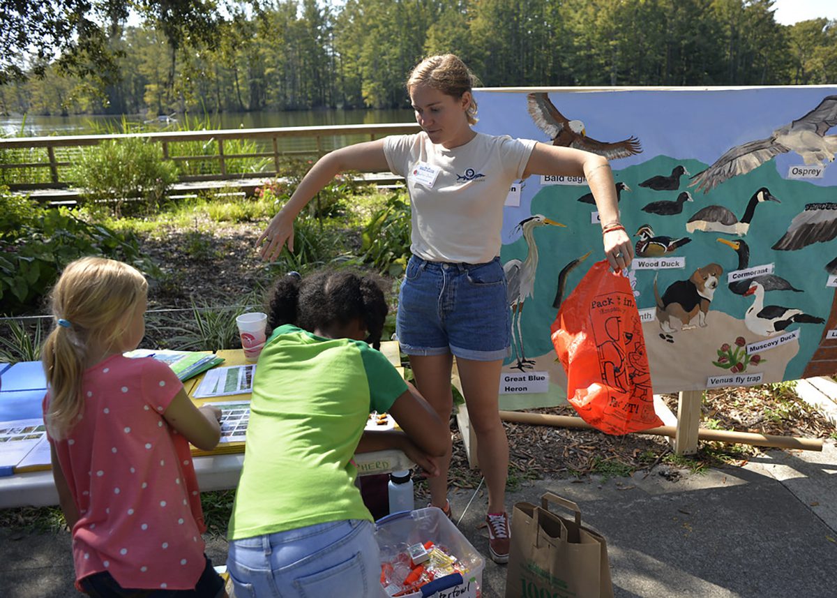 Children's activities are shown during a previous LakeFest. Photo: Cape Fear River Watch