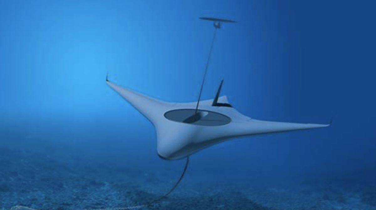 The DARPA Manta Ray unmanned undersea vehicle. Image: DARPA