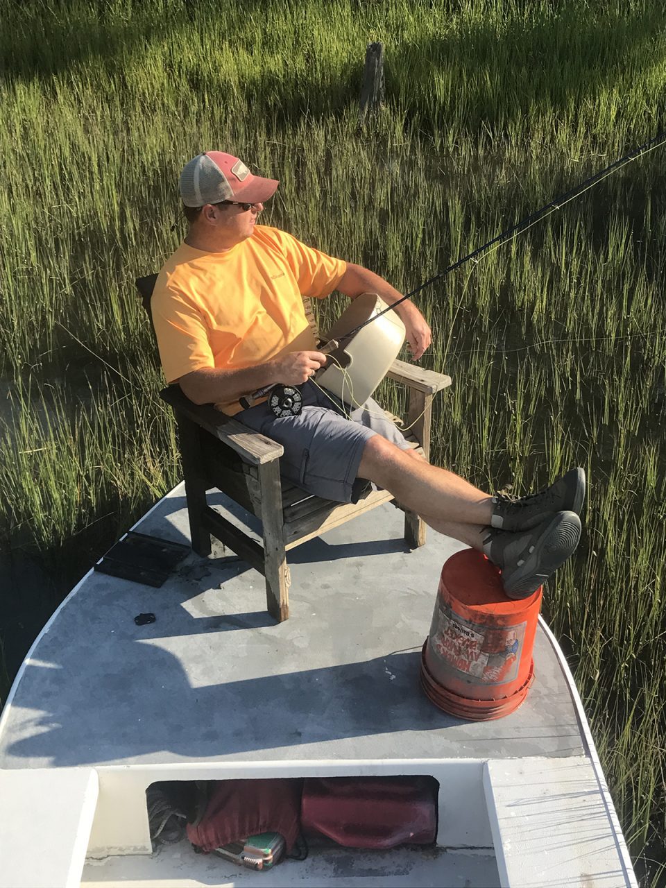 I like to have my boat set up just the way I like it. Photo: Gordon Churchill