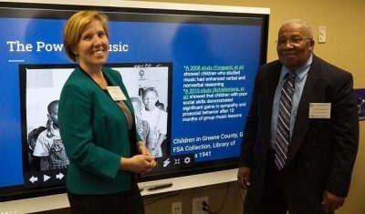 Claudia Stack, left, and Richard T. Newkirk are co-directors of the documentary, “Lessons from the Rosenwald Schools."