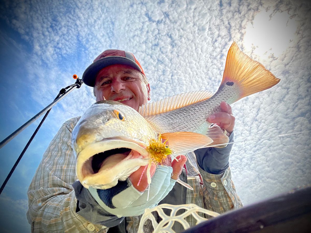 A closeup view of Capt. Harry Meraklis and the Dirty Harry fly getting work done. Photo: Contributed