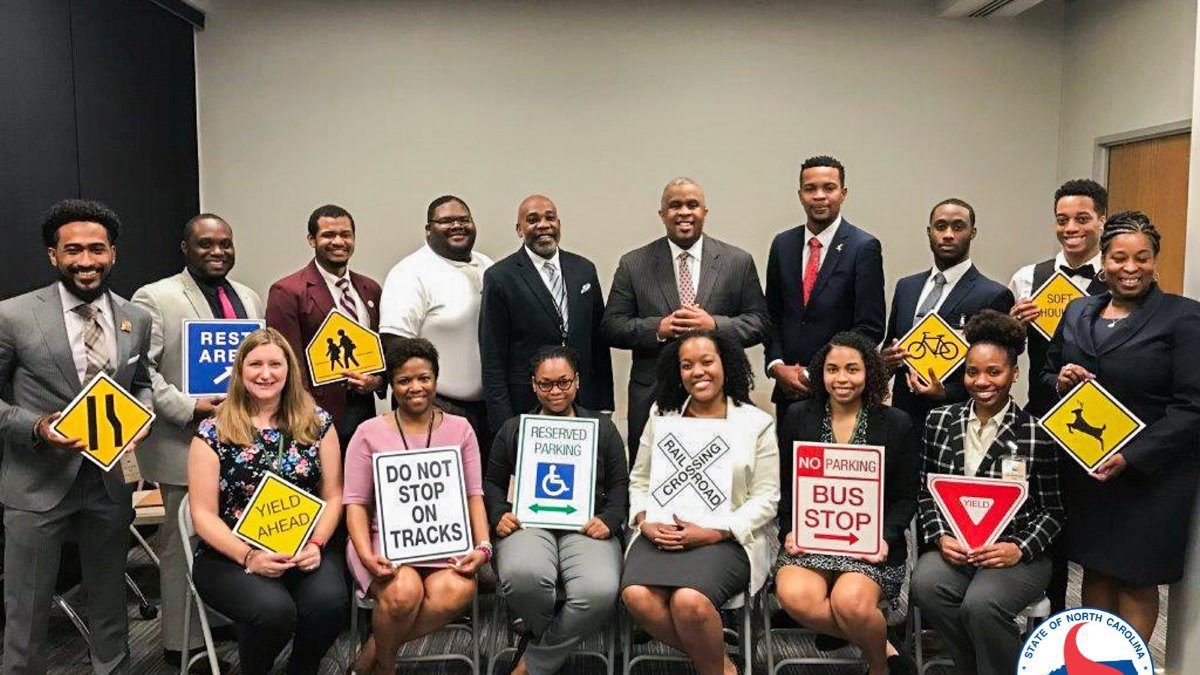 A past group of interns in the NCDOT’s HBCU and Minority-Serving Institution Internship Program. Photo: NCDOT