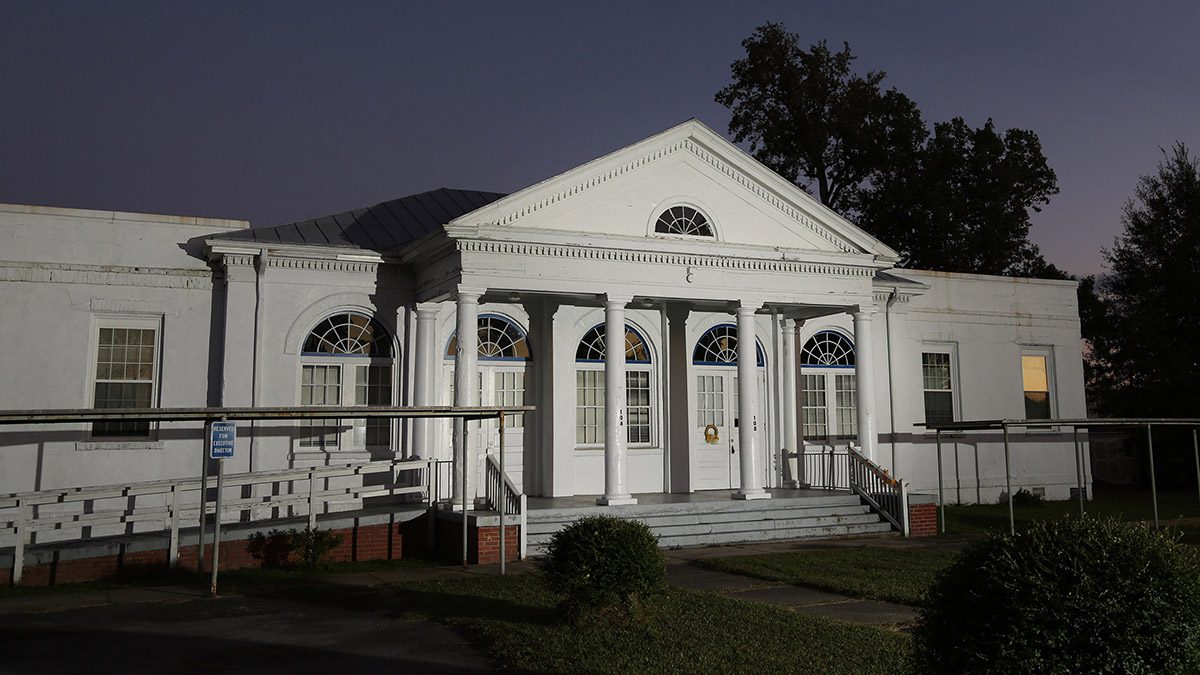 The C.S. Brown Auditorium in Winton is the first venue for the traveling exhibit, “Building A Mixed-Race Community, The People, Building and Sites of the Winton Triangle.” Photo: Contributed