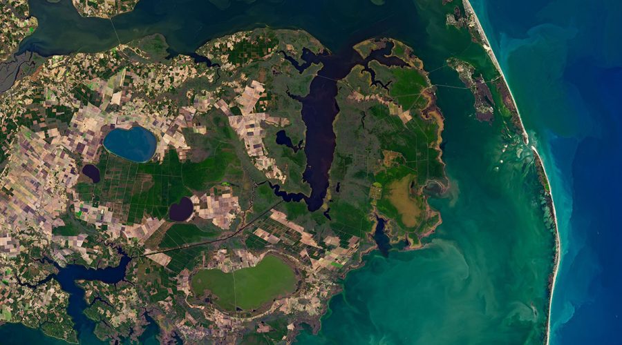 The Albemarle-Pamlico region is shown in this Nov. 25, 2019, NASA Earth Observatory image.