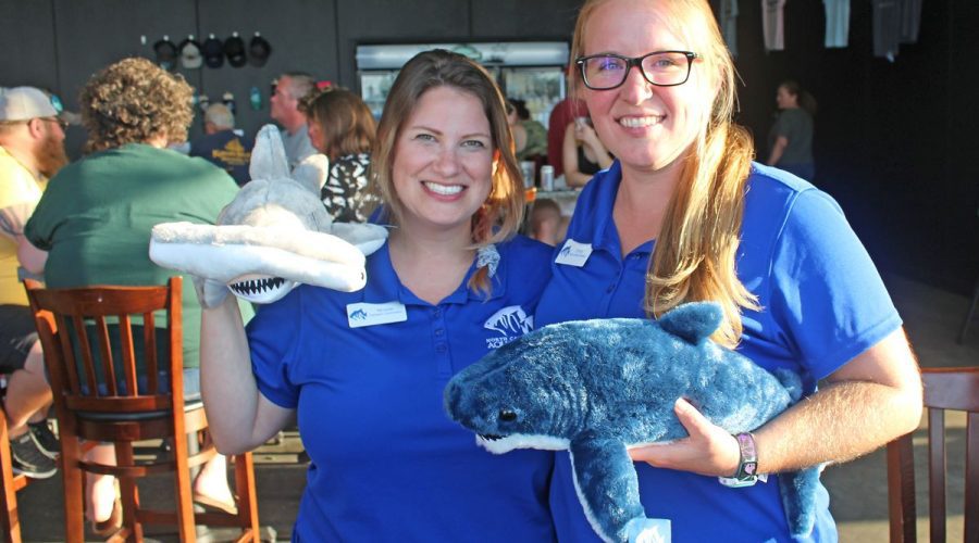 N.C. Aquarium at Pine Knoll Shores staff at a past Suds for Sharks. fundraiser for shark conservation and research 5:30 p.m. – 8 p.m. Friday, May 19 at Crystal Coast Brewing Company 219 West Fort Macon Road, Atlantic Beach. Photo: NC Aquariums