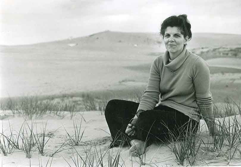 Carolista Fletcher Baum was instrumental in preserving Jockey's Ridge on the Outer Banks. Photo: NCDNCR