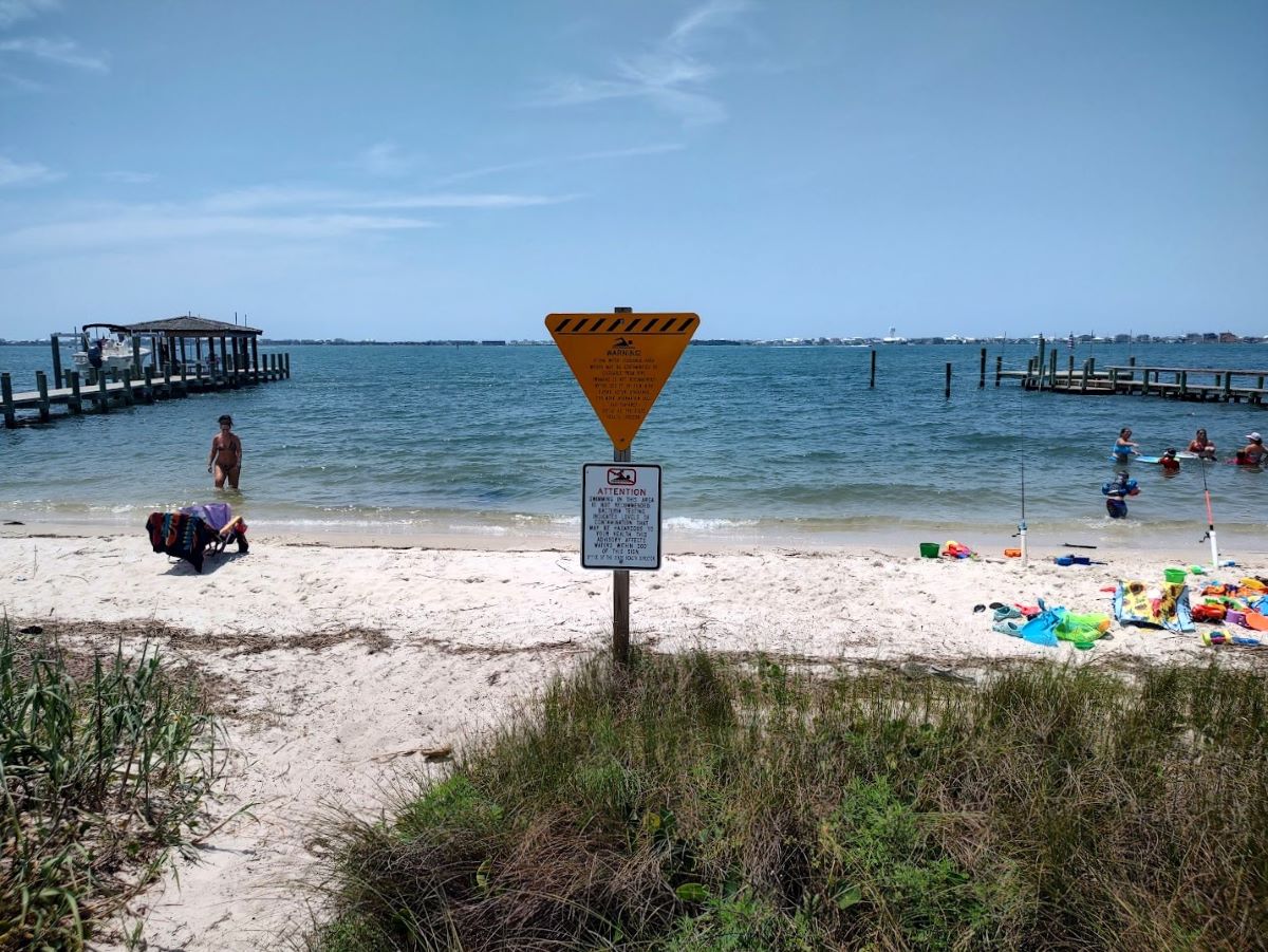 The water quality swimming advisory issued July 7 for the public access to Bogue Sound at 16th Street, shown here, and the one posted July 25 at the public access Sunset Drive, both in Morehead City, have now been lifted. Photo: Jennifer Allen