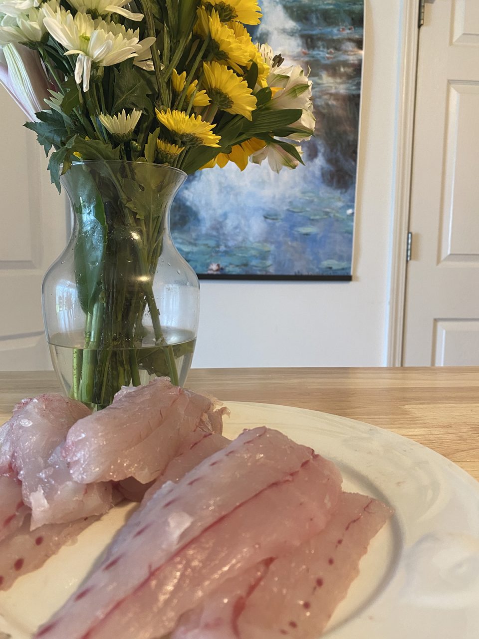 Freshly caught speckled trout fillets glisten and don’t smell. Photo: Capt. Gordon Churchill