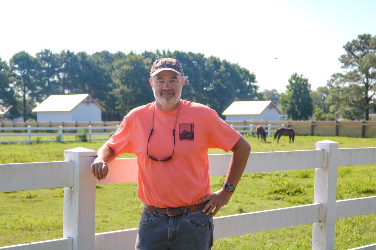 Chris Winters has been named the CEO of the Corolla Wild Horse Fund. Photo: Corolla Wild Horse Fund